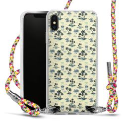 New Carry Case Transparent Stoff colourful/silber