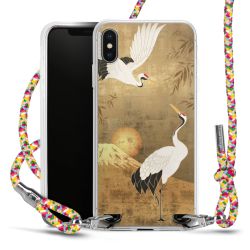 New Carry Case Transparent Stoff colourful/silber