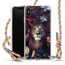 New Carry Case Transparent Stoff colourful/silber