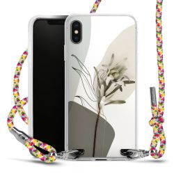 New Carry Case Transparent Stoff colourful/silber