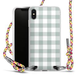 New Carry Case Transparent Stoff colourful/silber