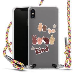 New Carry Case Transparent Stoff colourful/silber