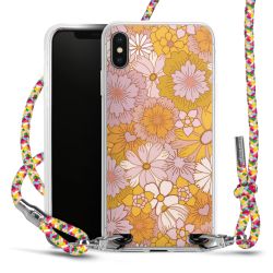 New Carry Case Transparent Stoff colourful/silber