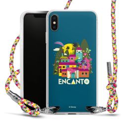 New Carry Case Transparent Stoff colourful/silber