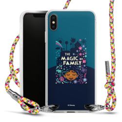 New Carry Case Transparent Stoff colourful/silber