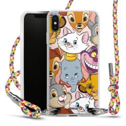 New Carry Case Transparent Stoff colourful/silber