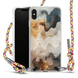 New Carry Case Transparent Stoff colourful/silber