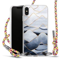 New Carry Case Transparent Stoff colourful/silber