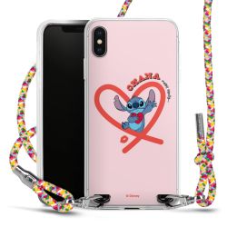 New Carry Case Transparent Stoff colourful/silber