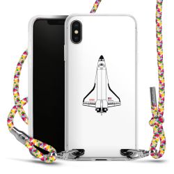 New Carry Case Transparent Stoff colourful/silber