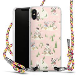 New Carry Case Transparent Stoff colourful/silber