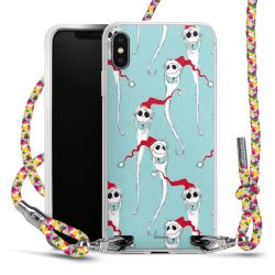 New Carry Case Transparent Stoff colourful/silber