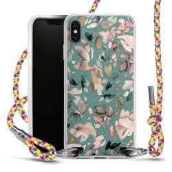 New Carry Case Transparent Stoff colourful/silber