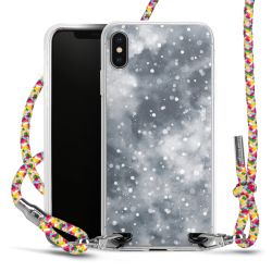 New Carry Case Transparent Stoff colourful/silber