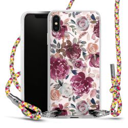 New Carry Case Transparent Stoff colourful/silber
