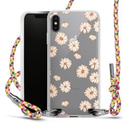 New Carry Case Transparent Stoff colourful/silber