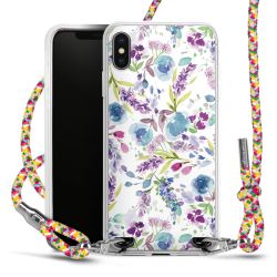 New Carry Case Transparent Stoff colourful/silber