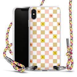 New Carry Case Transparent Stoff colourful/silber