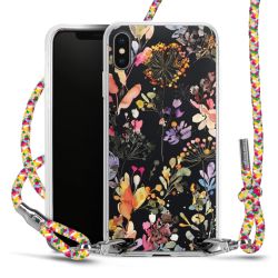 New Carry Case Transparent Stoff colourful/silber