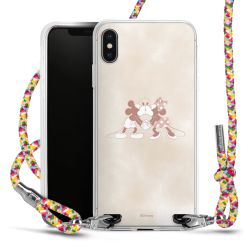 New Carry Case Transparent Stoff colourful/silber