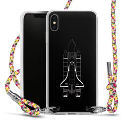 New Carry Case Transparent Stoff colourful/silber