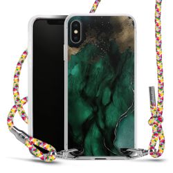 New Carry Case Transparent Stoff colourful/silber