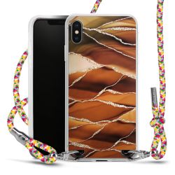 New Carry Case Transparent Stoff colourful/silber