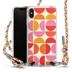 New Carry Case Transparent Stoff colourful/silber