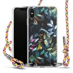 New Carry Case Transparent Stoff colourful/silber