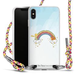 New Carry Case Transparent Stoff colourful/silber