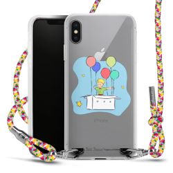 New Carry Case Transparent Stoff colourful/silber