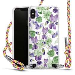 New Carry Case Transparent Stoff colourful/silber