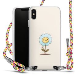 New Carry Case Transparent Stoff colourful/silber