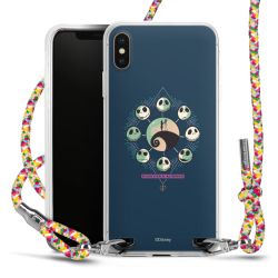 New Carry Case Transparent Stoff colourful/silber