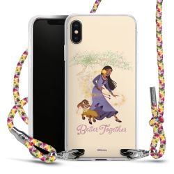 New Carry Case Transparent Stoff colourful/silber