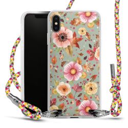 New Carry Case Transparent Stoff colourful/silber