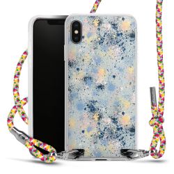 New Carry Case Transparent Stoff colourful/silber