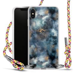 New Carry Case Transparent Stoff colourful/silber