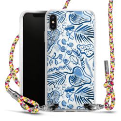 New Carry Case Transparent Stoff colourful/silber