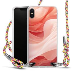 New Carry Case Transparent Stoff colourful/silber