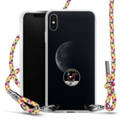 New Carry Case Transparent Stoff colourful/silber