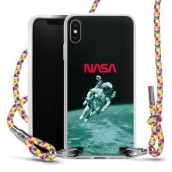 New Carry Case Transparent Stoff colourful/silber