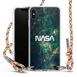 New Carry Case Transparent Stoff colourful/silber