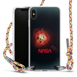 New Carry Case Transparent Stoff colourful/silber