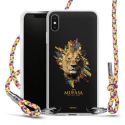 New Carry Case Transparent Stoff colourful/silber