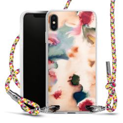 New Carry Case Transparent Stoff colourful/silber