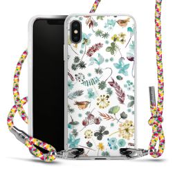 New Carry Case Transparent Stoff colourful/silber