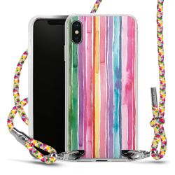 New Carry Case Transparent Stoff colourful/silber
