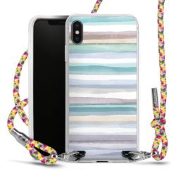 New Carry Case Transparent Stoff colourful/silber