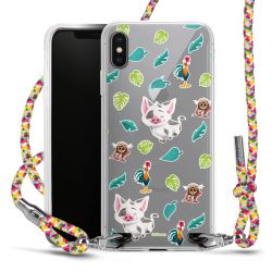 New Carry Case Transparent Stoff colourful/silber